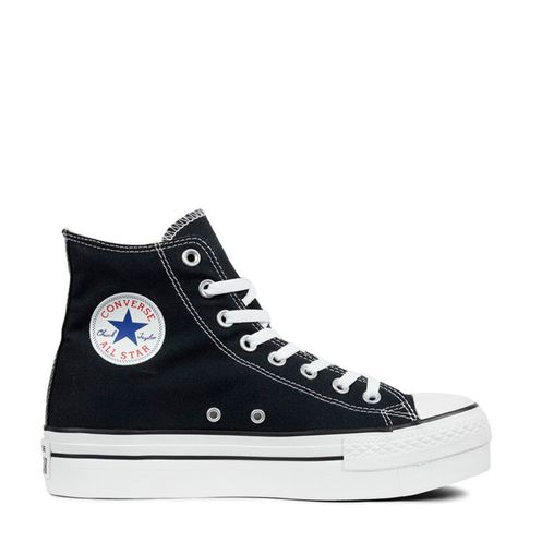 tenis all star platform preto