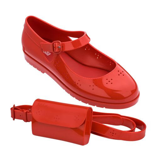 Mini melissa com pochete vermelha Clearance