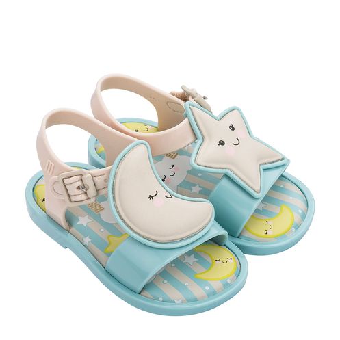 Mini Melissa Mar Sandal Sweet Dreams Verde Bege Melissa Menina Shoes
