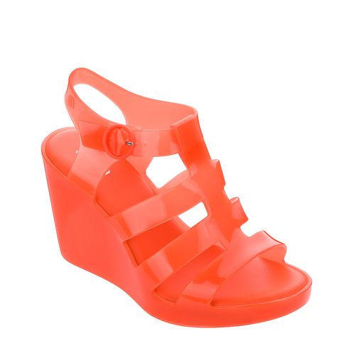 sandalia melissa laranja