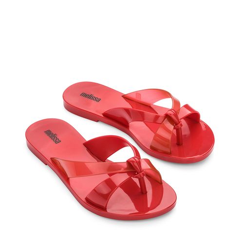 chinelo melissa vermelho