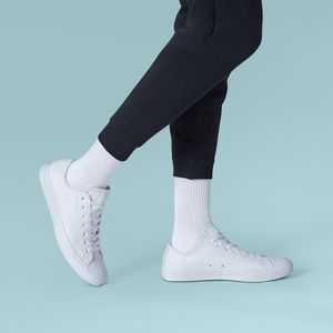 tênis converse all star couro sintético branco